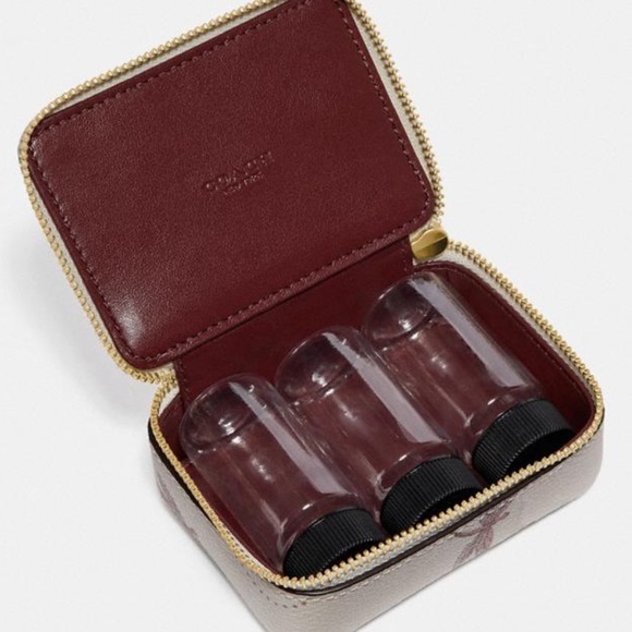π Coach Dragonfly Triple Pill Box Travel Case - Picture 6 of 8